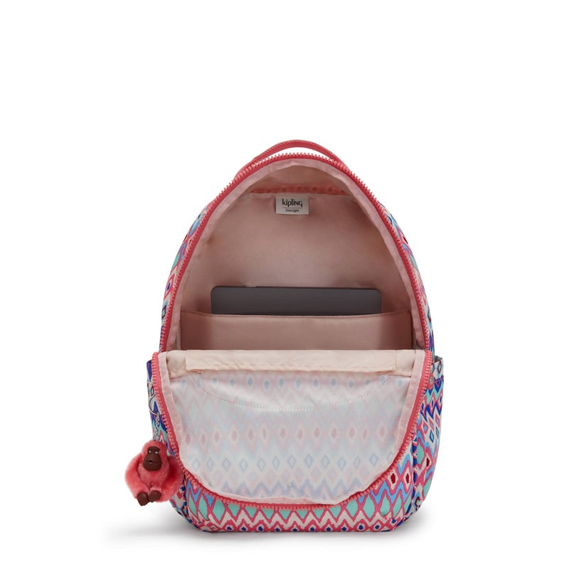 KIPLING KIPLING حقيبة ظهر كمبيوتر محمول كيبلينغ للنساء 15 بوصة، متينة، واسعة مع أحزمة كتف مبطنة، مع غلاف واقي مدمج - Image 3